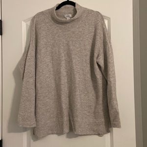 Old Navy mock turtleneck sweater in beige